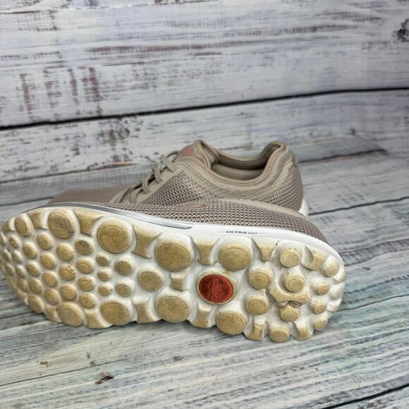 Skechers GOwalk Ultra Go Taupe Mesh Walking Shoes 8.5 - Picture 6 of 6